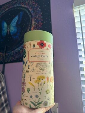 Cavallini & Co. Wildflowers Vintage Puzzle - 1000 Piece